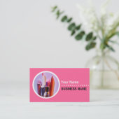 美容師またはメイクアップアーティストの名刺 名刺 (スタンド正面)