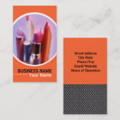 美容師またはメイクアップアーティストの名刺 名刺 (正面/裏面)