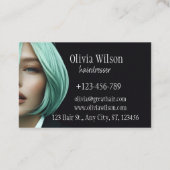 美容師または美しいアーティストモダンの名刺 名刺 (裏面)