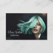 美容師または美しいアーティストモダンの名刺 名刺 (正面)