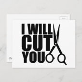 美容師または美容師-マーケティングはがき ポストカード (正面/裏面)