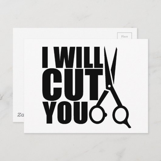 美容師または美容師-マーケティングはがき ポストカード (正面/裏面)