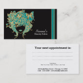 美容師アポイントメントカード 予約カード (正面/裏面)