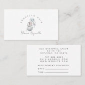 美容師アポイントメントリマインダーと名刺 名刺 (正面/裏面)