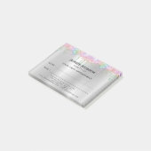 美容師アポイントメントPost-it®に関する注意 ポストイット (アングル)