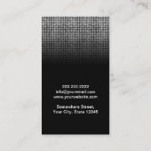 美容師アンティークシザーモダングリッター 名刺 (裏面)