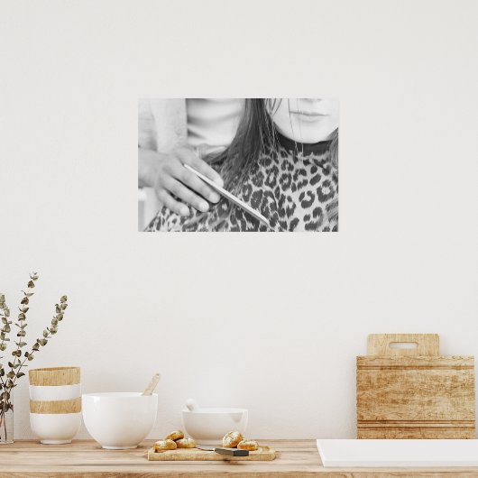 美容師ウォールアート ポスター (キッチン)