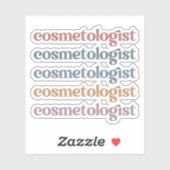 美容師エステティシャンビューティシアンスキン気に シール (シート)