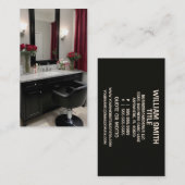 美容師エレガスタイリッシュンス 名刺 (正面/裏面)