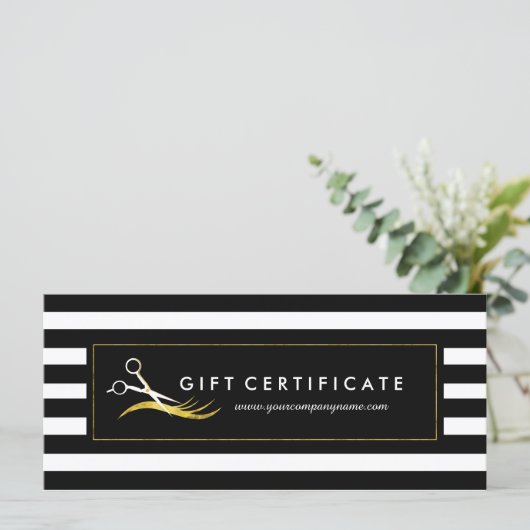 美容師エレガントギフト券 (スタンド正面)