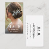 美容師エレガントヘアフォト 名刺 (正面/裏面)