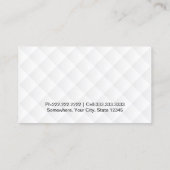 美容師エレガント金ゴールドスクリプモダント 名刺 (裏面)