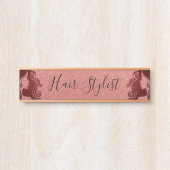 美容師オングリッター サインプレート (正面)