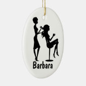 美容師カスタマイズ セラミックオーナメント (右)