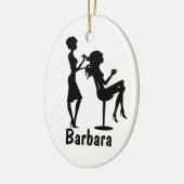 美容師カスタマイズ セラミックオーナメント (左)