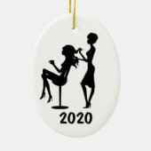 美容師カスタマイズ セラミックオーナメント (裏面)