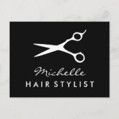 美容師カスタムサロン用の美容用はがき ポストカード (正面)