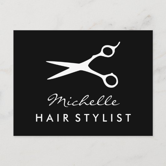 美容師カスタムサロン用の美容用はがき ポストカード (正面)