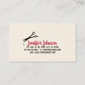 美容師カラフル絵を描（ばちゃばちゃ）跳ねるミニマル 名刺 (裏面)