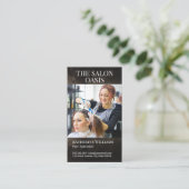 美容師カラー女性ヘア | サロン 名刺 (スタンド正面)