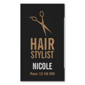 美容師カード磁石 マグネット名刺 (正面縦)