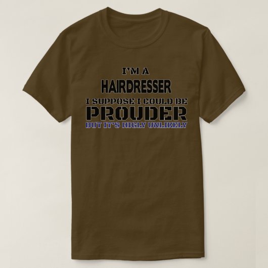美容師ギフト男性へプレゼント1 Tシャツ (デザイン正面)