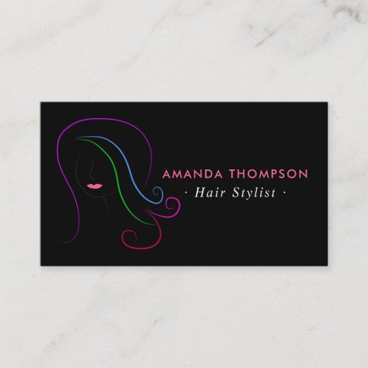 美容師クラスのカスタマイズ 予約カード (正面)