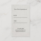 美容師クラスシーザー&フラワーズアポイントメント 予約カード (裏面)