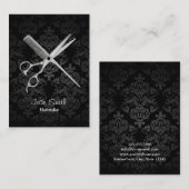 美容師クラスダークダマスクサロン 名刺 (正面/裏面)
