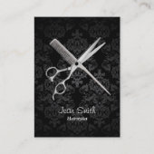 美容師クラスダークダマスクサロン 名刺 (正面)