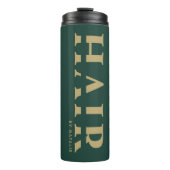 美容師クール美しいサロンヘアスタイリストカスタム タンブラー (正面)