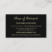 美容師グラマエレガントルマリーピンクルクセ《写真》ぼけ味 名刺 (裏面)