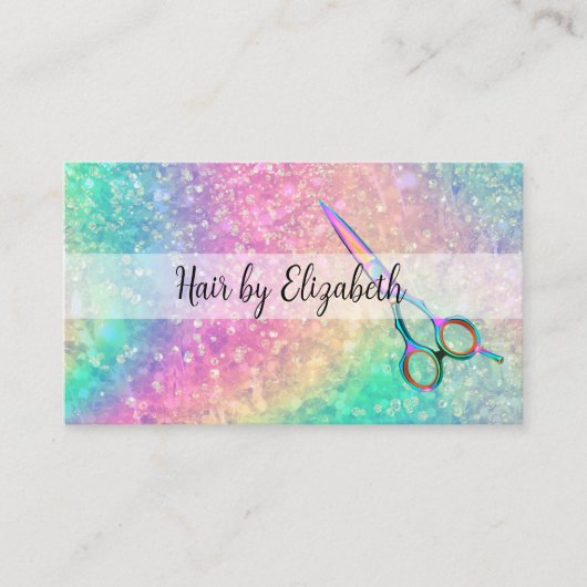 美容師グリジーアポイントメント名刺 名刺 (正面)