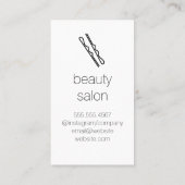 美容師グリッター 名刺 (裏面)