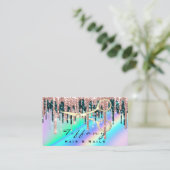 美容師ゴレンシザーズバラロイヤリティ自筆証書 名刺 (スタンド正面)