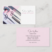 美容師サロンツールのミニマル 名刺 (正面/裏面)