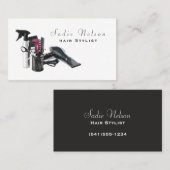 美容師サロンツール美しい名刺 名刺 (正面/裏面)