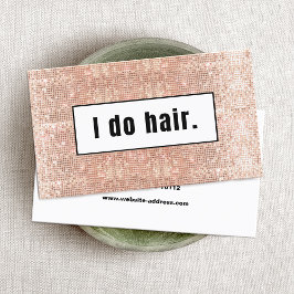 美容師サロンバラ金ゴールドシークインフェイクズ 名刺