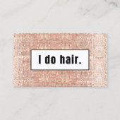 美容師サロンバラ金ゴールドシークインフェイクズ 名刺 (正面)