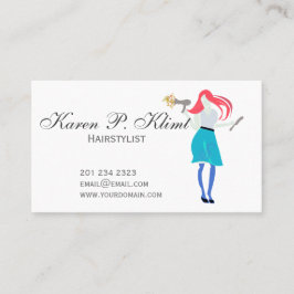 美容師サロンプロフェッショナルレッドヘッド 予約カード