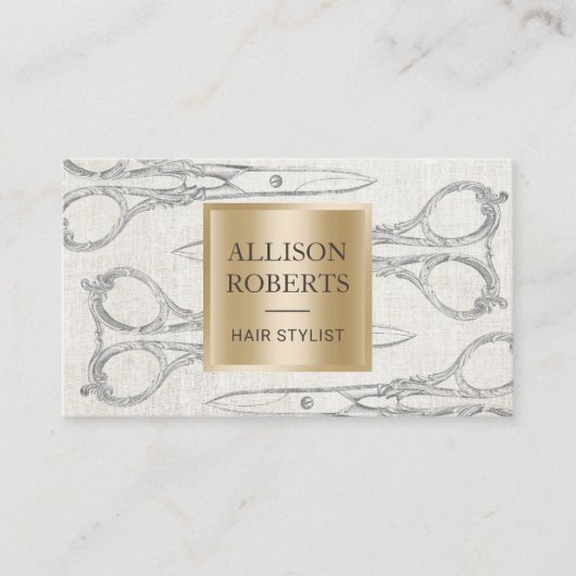 美容師サロンヴィンテージリエレガントネン 名刺 (正面)
