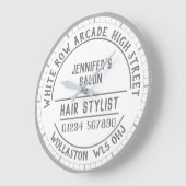 美容師サロン壁時計 ラージ壁時計 (傾斜)