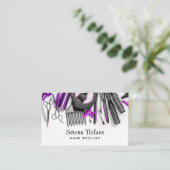 美容師サロン美容師ツール美しい 名刺 (スタンド正面)