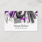 美容師サロン美容師ツール美しい 名刺 (正面)