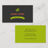 美容師シザー&コームのロゴ名刺 名刺 (正面/裏面)