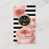 美容師シザー&コームフローラアポイントメント 予約カード (正面)