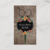 美容師シザー&フラワーズウッドアポイントメント 予約カード (正面)