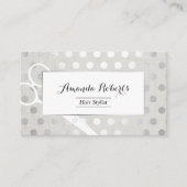 美容師シックシルバードットリエレガントネン 名刺 (正面)