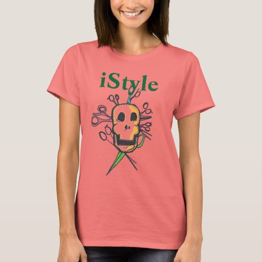 美容師シャツ – iStyle Tシャツ (正面)