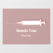 美容師シリンジボトックス注入スパバラ ウィンドウサイン (シート)